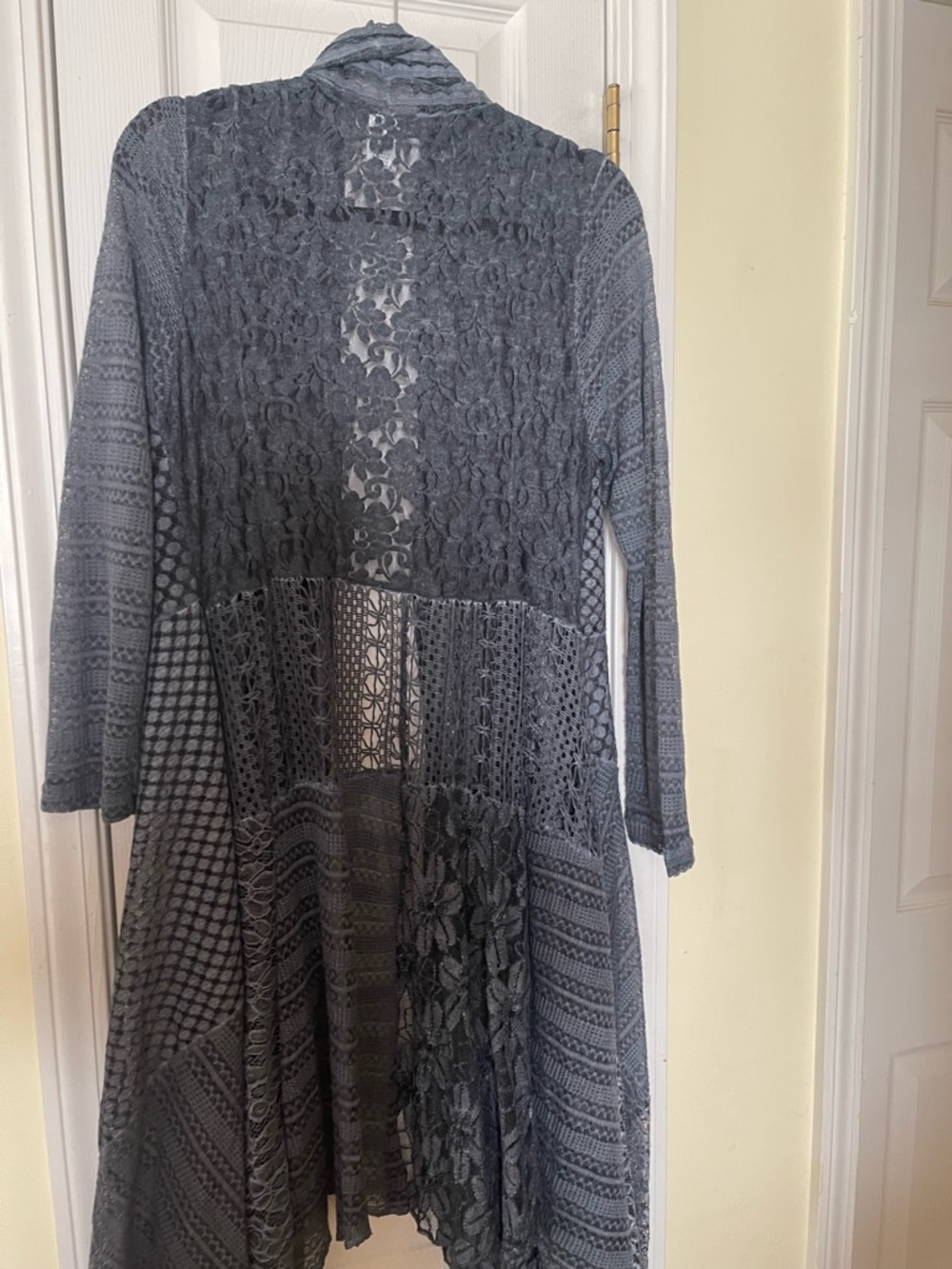 Country blue lace jacket